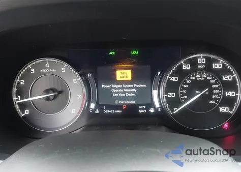 2020 Acura Rdx Advance Package z USA, uszkodzony, nr VIN 5J8TC2H77LL030103